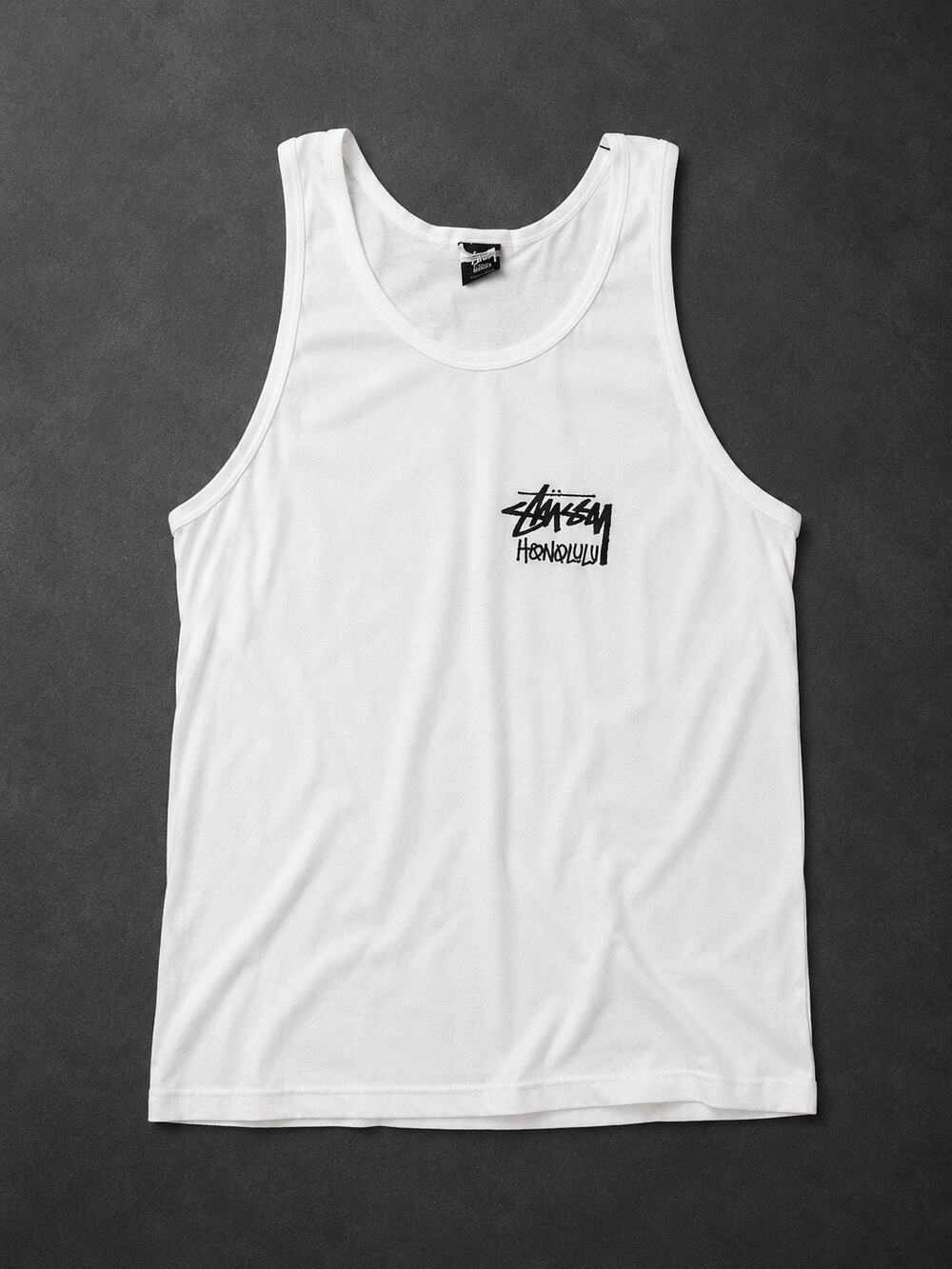 Stussy Honolulu Chapter Tank Top White Medium NWOT